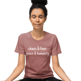 More Humanity and Peace Premium T-shirt