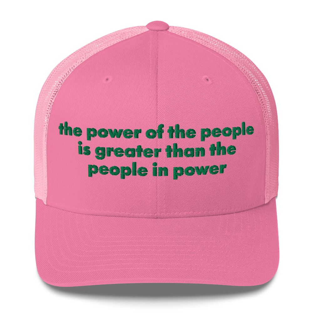 Power of the People Trucker Cap