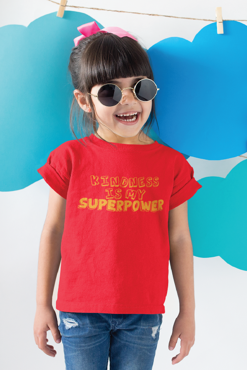 Kindness Is My Superpower - Kid's T-Shirt