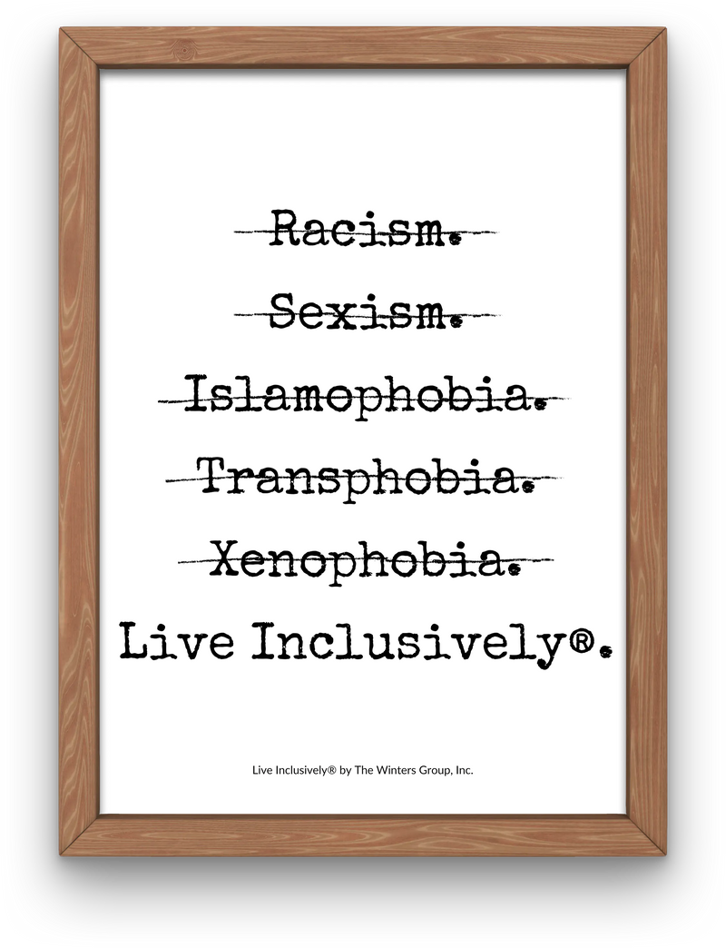 Cross Out Hate Digital Print