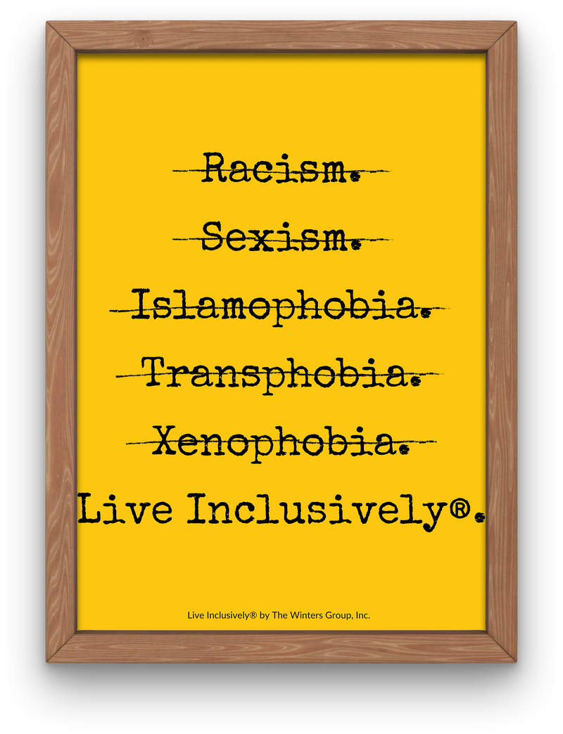 Cross Out Hate Digital Print